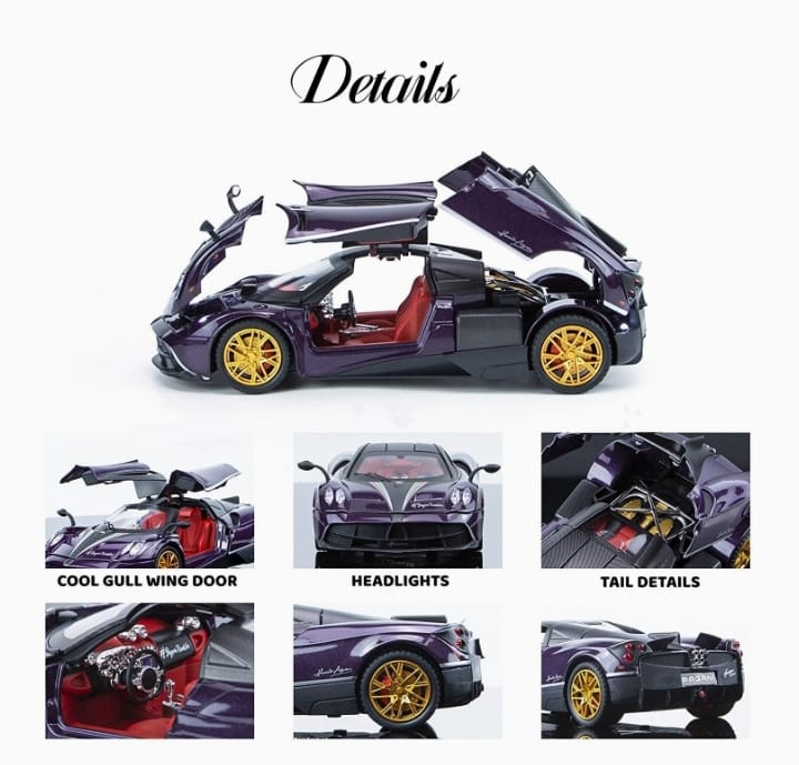 Pagani Huayra 1:24 Diecast Model Car