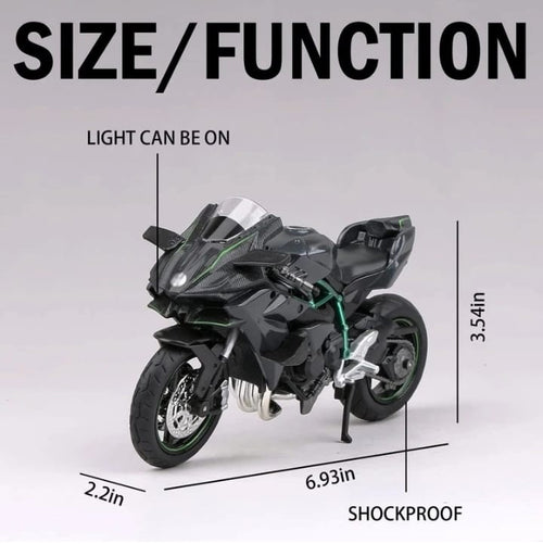 Kawasaki Ninja H2 1:9 Diecast Model Bike