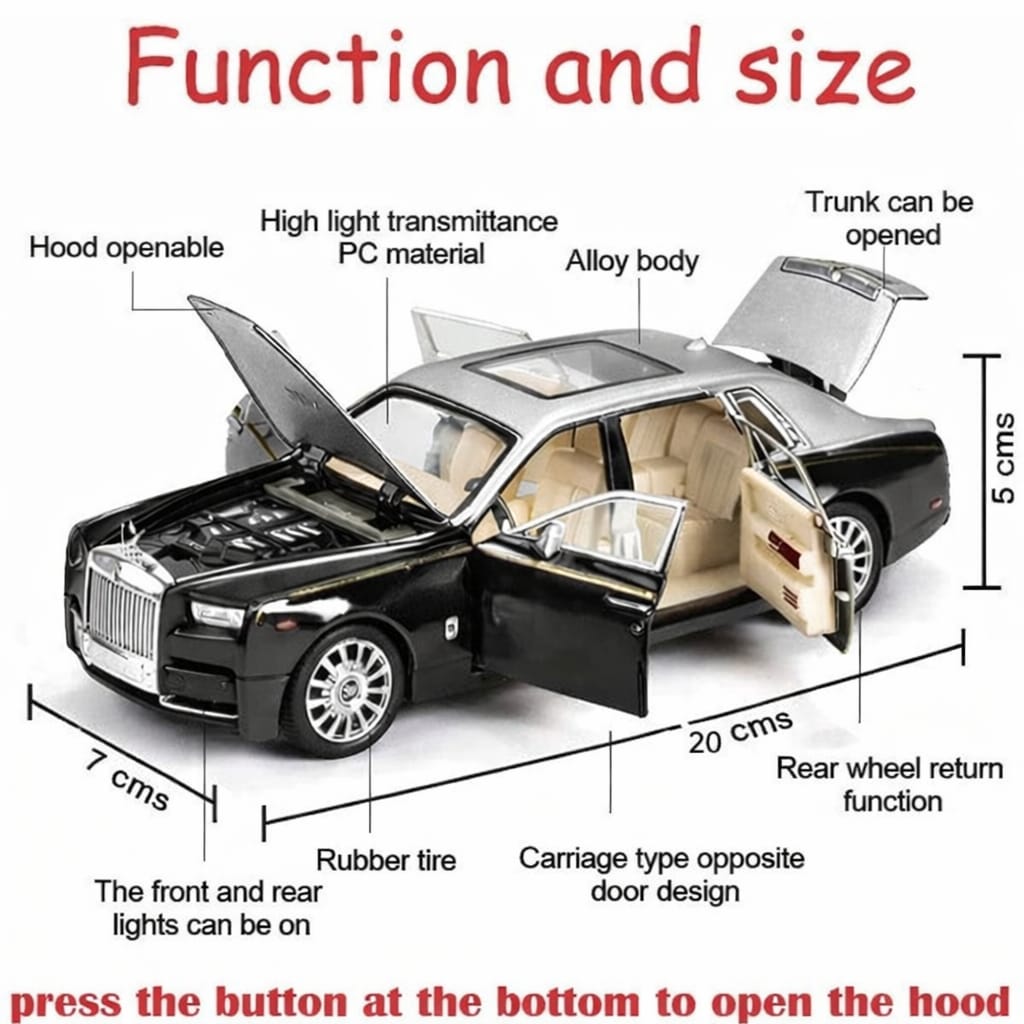 Rolls Royce Phantom 1:24 Diecast Model Car